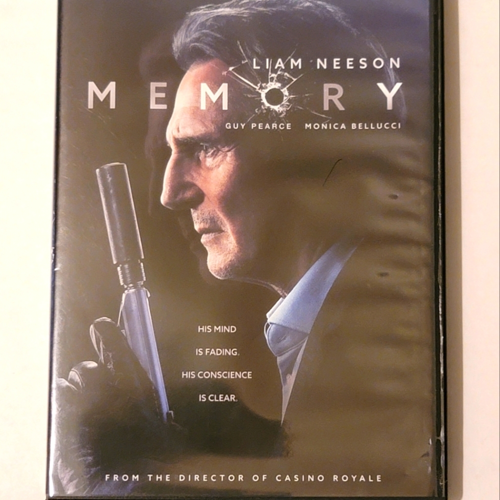 Memory DVD starring Liam Neeson